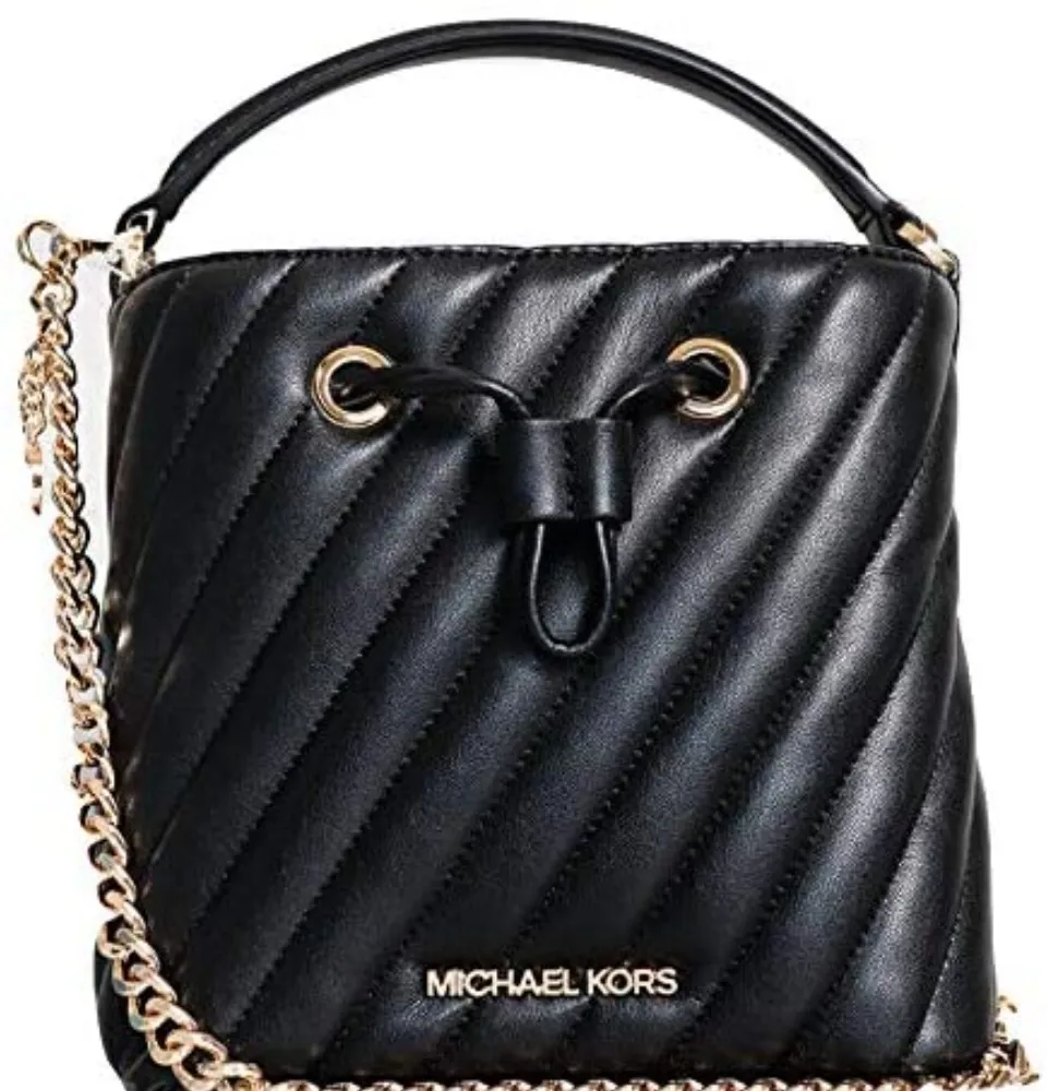 Túi Michael Kors Suri Small Bucket Crossbody Quilted Black 