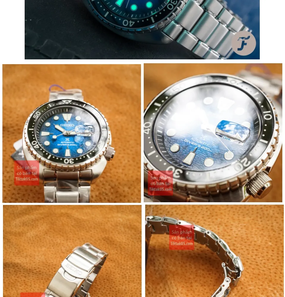 Đồng hồ thợ lặn SEIKO SRPE39K1 2020 King Turtle Manta Ray PROSPEX save the  ocean Special