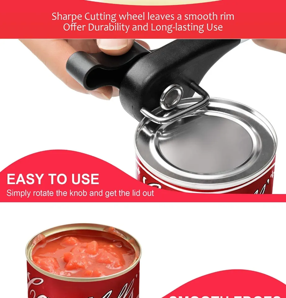 Leadigol Can Opener, Stainless Steel Kitchen Tools,Manual Side Cut