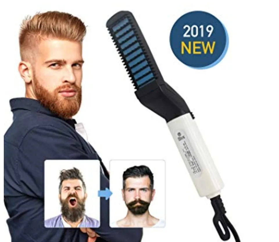 Generic Professional Hair Straightener Brush Men Beard Comb Heated Brushes  Hair Styler Comb For Beard Brush Styling Tools Air Brush-with Box @ Best  Price Online | Jumia Kenya