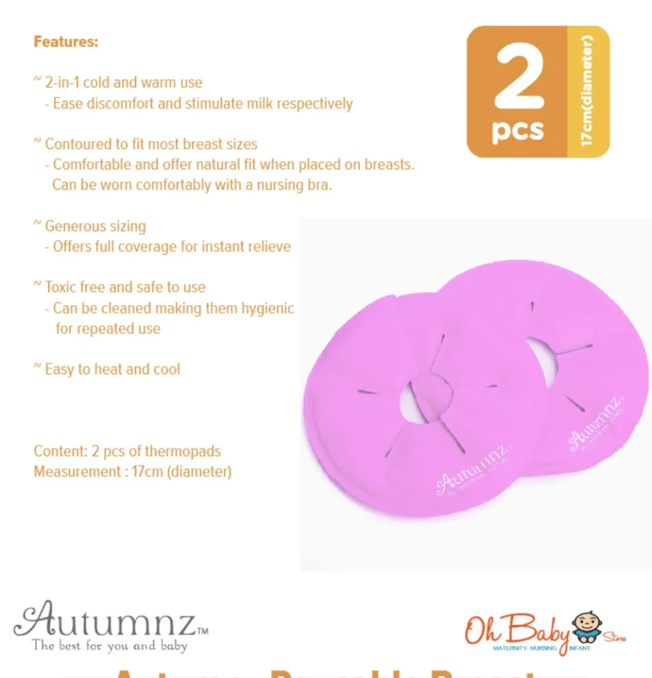 Autumnz Reusable Breast Relief Thermo Pads (Therapy Stimulate Milk