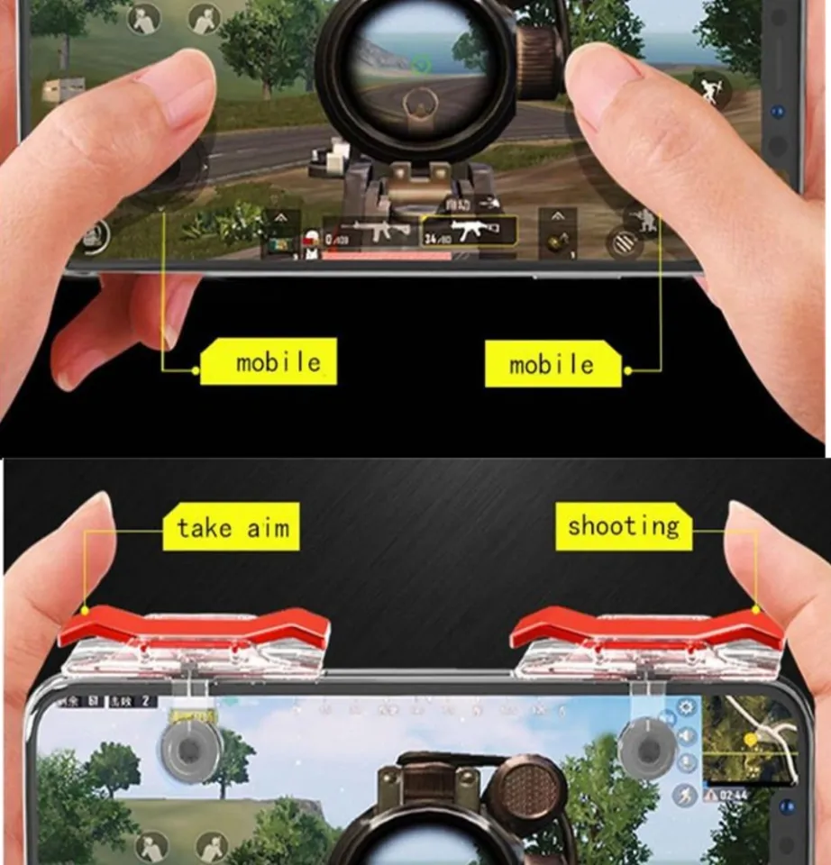 ปุ่มช่วยยิง1คู่Gaming Trigger L1R1จอยเกมส์ จอยยิงTrigger Mobile