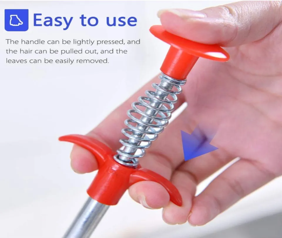 Multifunctional Cleaning Claw, 120 cm Hair Drain Clog Remover Tool for