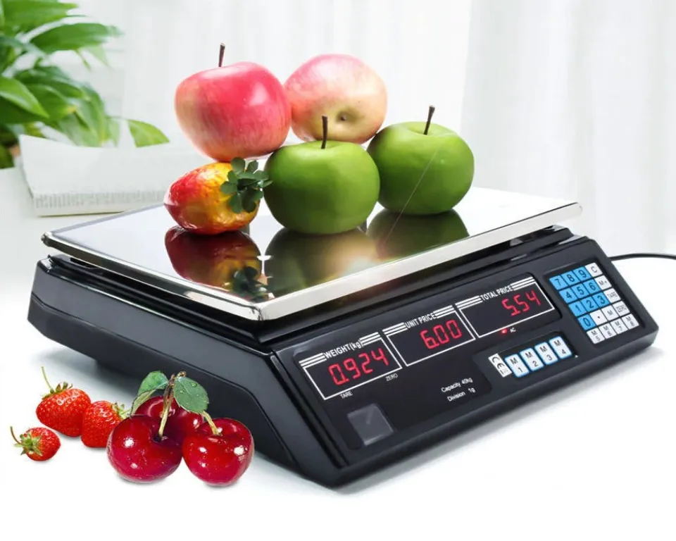 New Digital Weight Scale Price Computing Food Meat Produce Deli Market 88lb