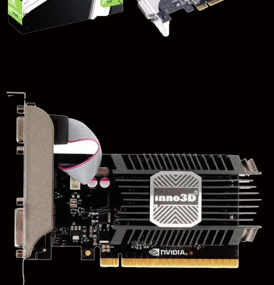Placa de Vídeo INNO3D NVIDIA GeForce GT 730, 4GB, SDDR3, 64Bit,  N73P-BSDV-M5BX