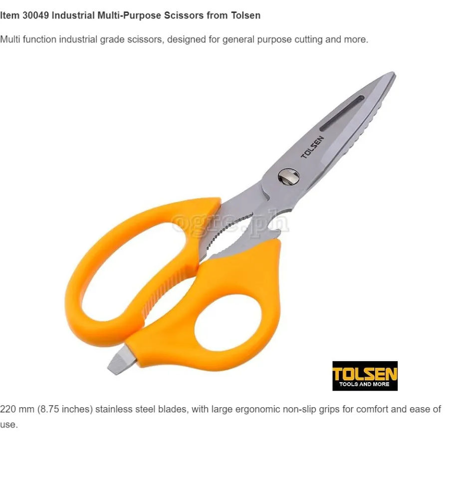 Tolsen 8 Household Scissors 30044 - Whatchamacallit Tools