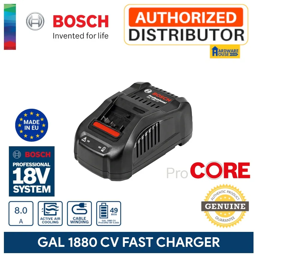 BOSCH GBA 18V 8AH LI-ION PROCORE BATTERY - Batteries and chargers