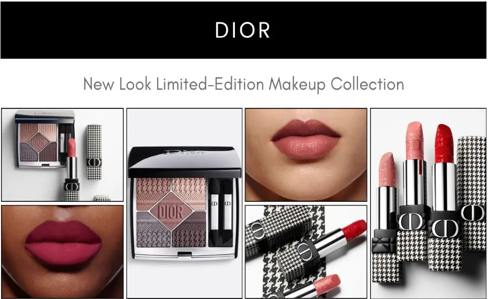 Son Dior 975 Limited  Đỏ Rượu New Look Hoạ Tiết Houndstooth Mới