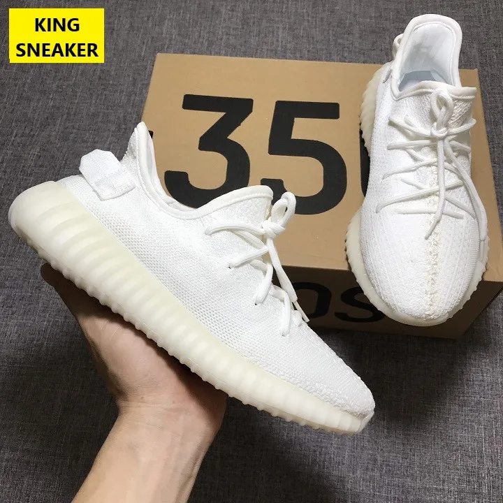 Full Box] Giày Thể Thao Nam Nữ Yeezy 350 V2 Trắng Off White - Giày Sneaker  Yzy 350 V2 All White | Lazada.Vn