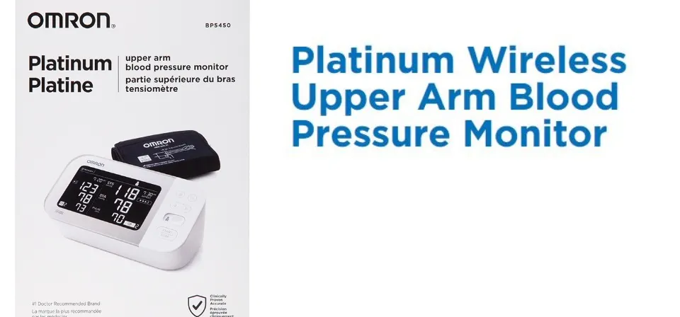 Omron Platinum BP5450 Upper Arm Digital Blood Pressure Monitor