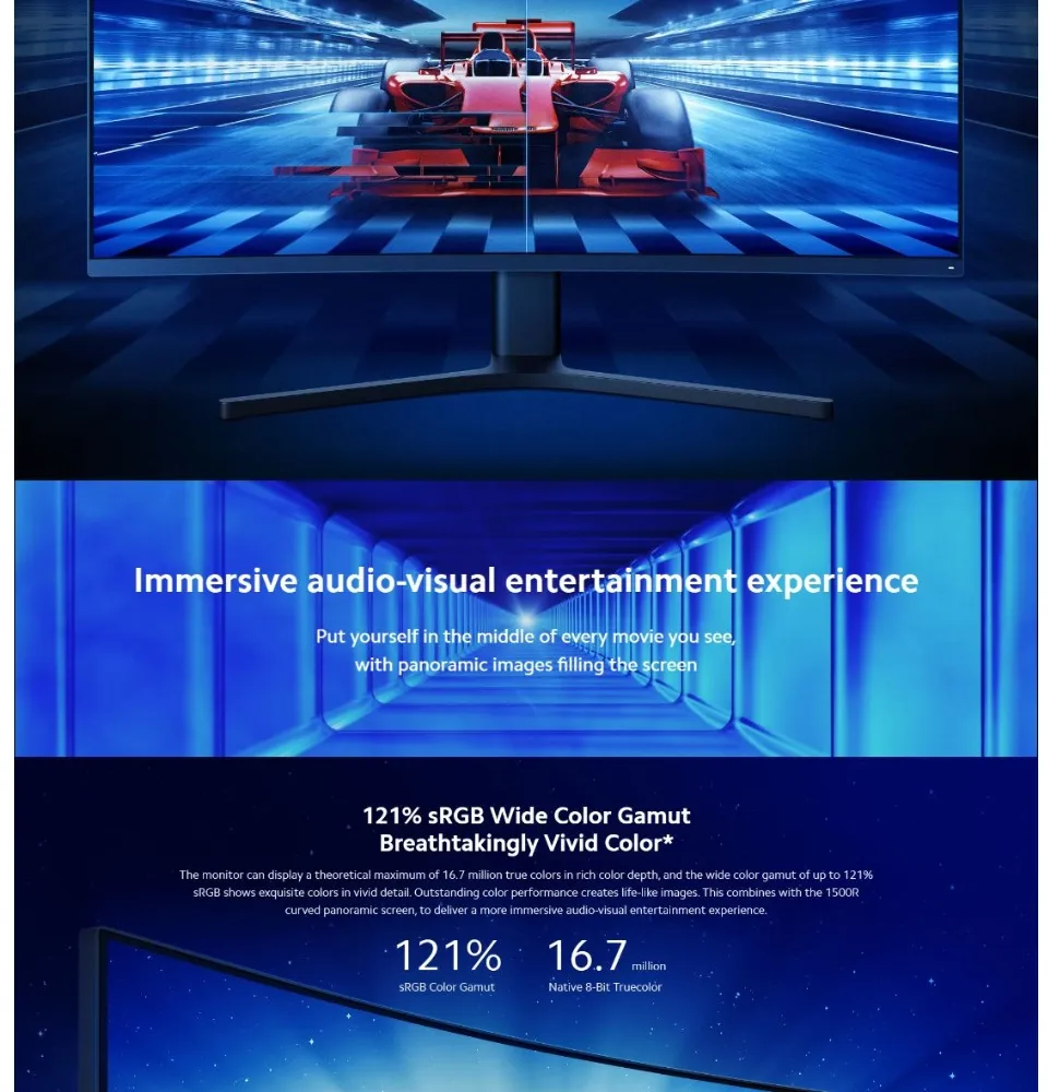 Xiaomi Mi Curved Gaming Monitor 34-inch - Best Price | Fast Delivery