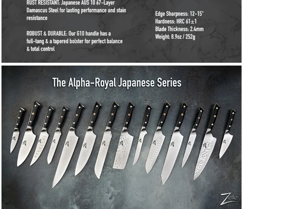  Zelite Infinity Japanese Paring Knife 4 Inch, Paring Knives,  Fruit Knife, Pairing Knife, Small Knife - Japanese AUS-10 Super Steel  67-Layer Damascus Knife - Razor Sharp Knife - Superb Edge Retention