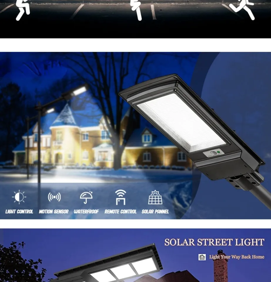 BUY TAKE Solar Street Light 1000W 600W 200W Street Lamp IP 67 Waterproof  Outdoor