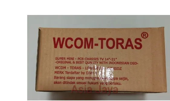 Jual mesin tv wcom toras 14 21 inch di Seller teslamall - Wijaya