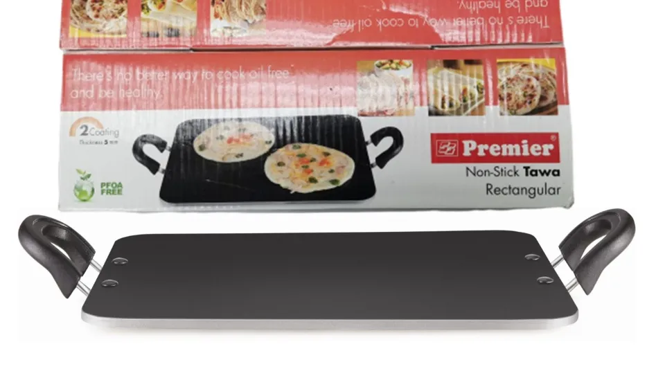 Premier Non Stick Rectangle Tawa 33 cm - Premier Kitchen