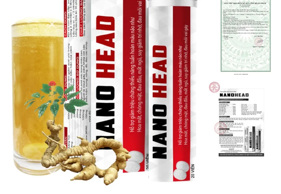 Viên Sủi Tiền Đình Nano Head