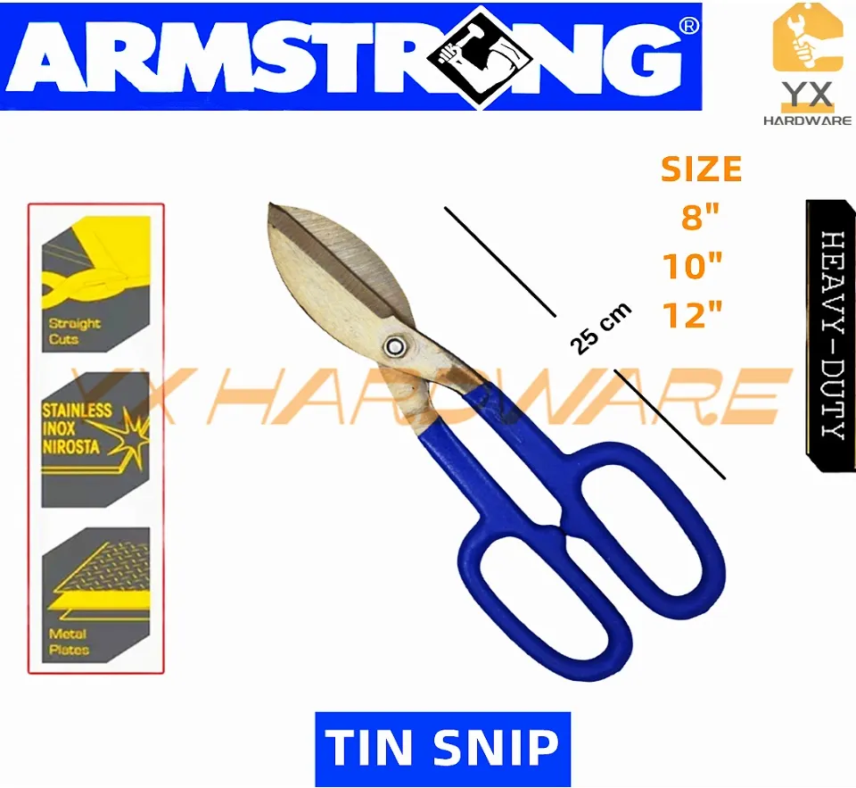 Tin Snips, 8 inch/10 inch/12 inch
