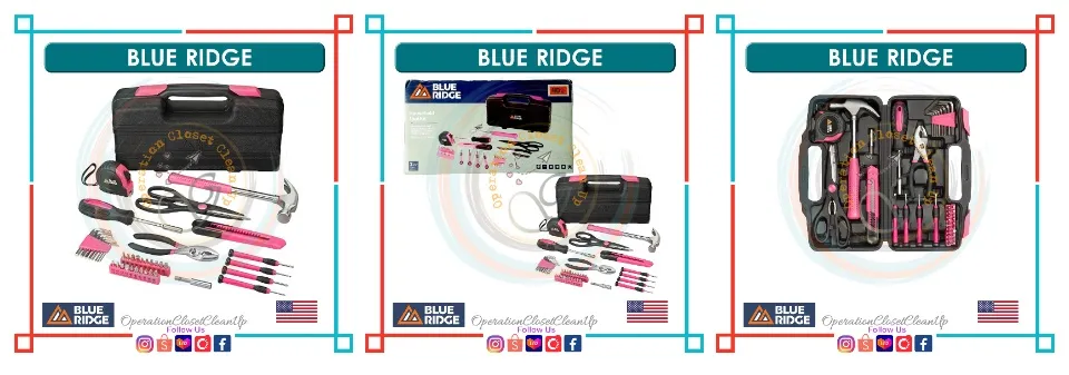 Blue Ridge Tools 40pc Household Tool Kit