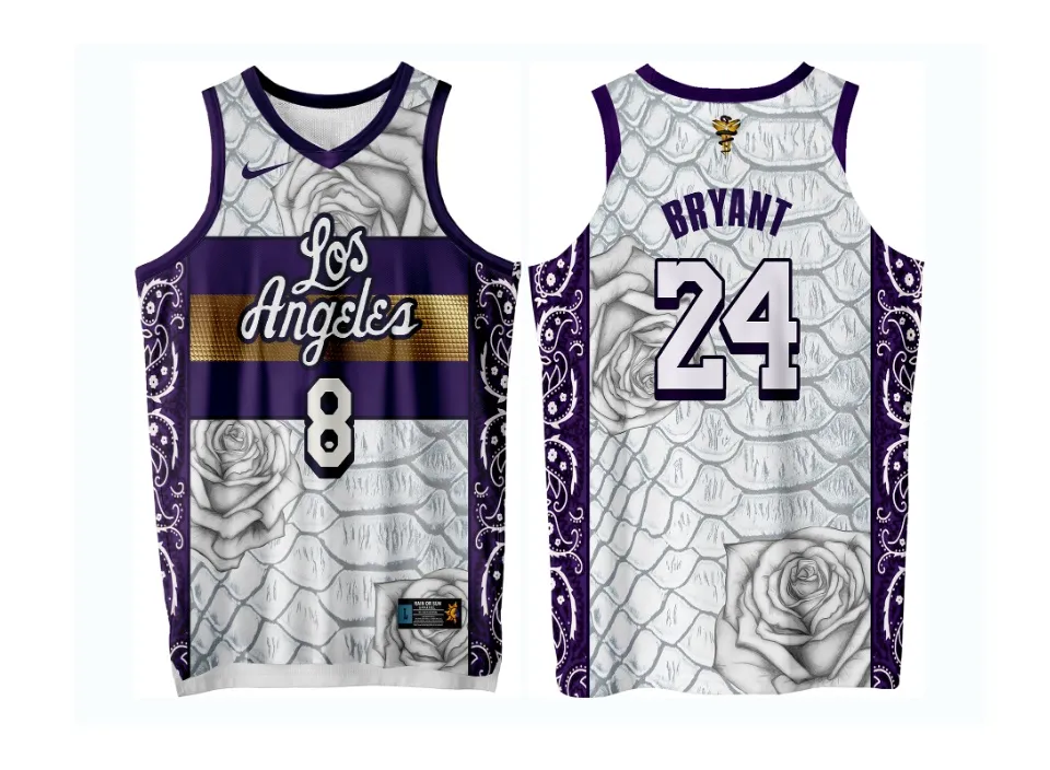free customize of name&number for only LAKERS 04 KOBE BRYANT JERSEY full  sublimation with high quality fabrics basketball jersey/trending jersey/ jersey