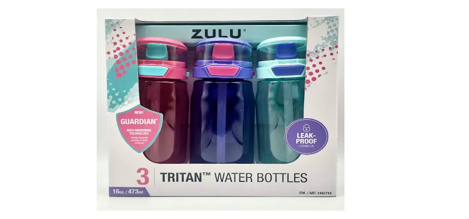 Flex 16oz Tritan™ Kids Plastic Water Bottle – Zulu Athletic