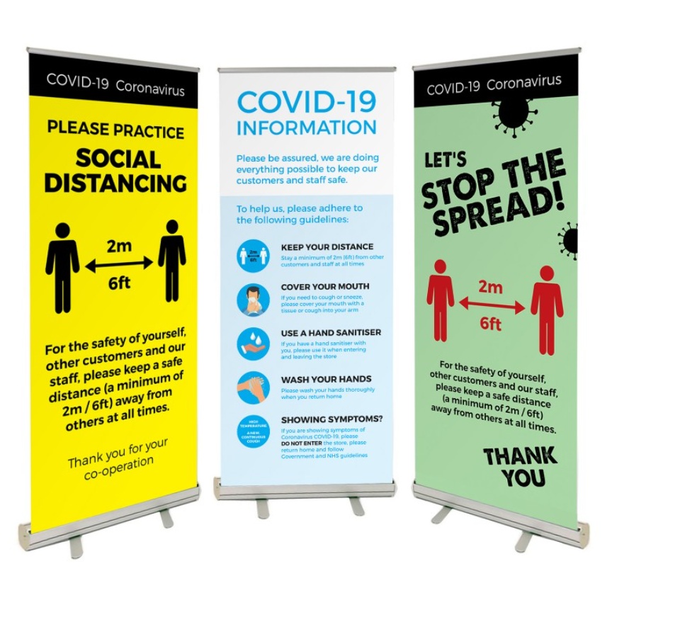 X Banner Display Stand Show Advertising Floor Roll Up Banner Poster 60x160cm 