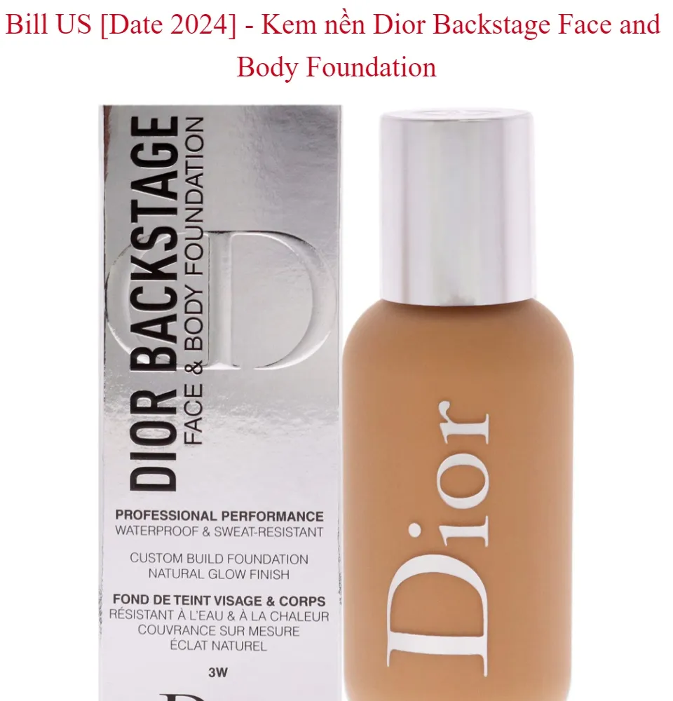 Kem nền Dior Backstage Face and Body Foundation 5ml  Mỹ phẩm hàng hiệu cao  cấp USA UK  Ali Son Mac