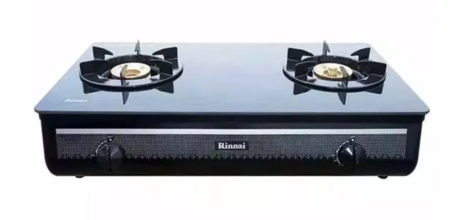 Rinnai Ri 712 Gab Kompor Gas 2 Tungku Api Lilin Body Kaca Super Mewah Lazada Indonesia