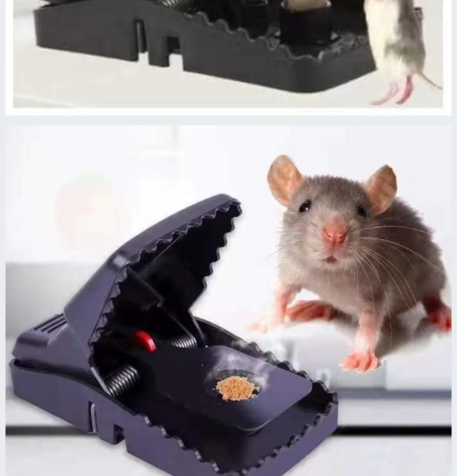 Instant Mouse Mice Traps for House Indoor Outdoor Easy Setup Reuse - 6 Pack