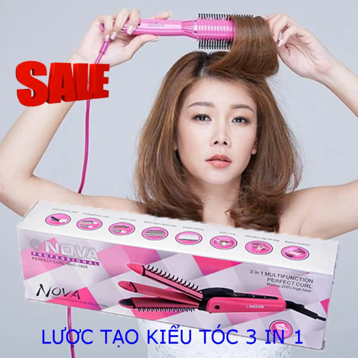 Lược điện nova uốn cụp: Bạn muốn tạo nên nhiều kiểu tóc khác nhau, từ tóc thẳng đến tóc xoăn cụp? Lược điện nova uốn cụp sẽ là người bạn đồng hành đắc lực cho bạn! Với chức năng uốn tóc đa dạng, bạn có thể tạo ra nhiều kiểu tóc khác nhau và trở nên nổi bật hơn trong mỗi dịp đi chơi, tiệc tùng.