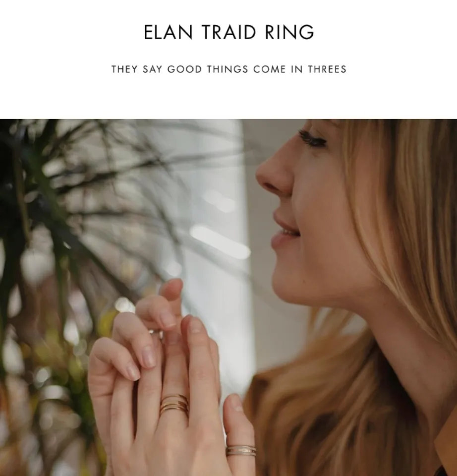 Daniel Wellington Elan Triad Ring Silver - Ring for women and men