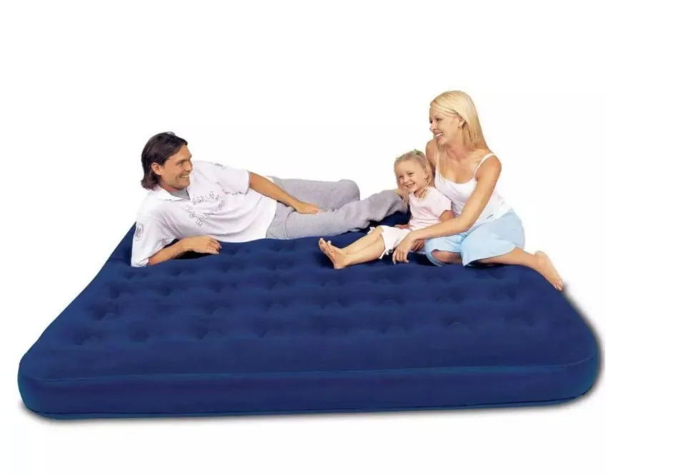 Flocked Air Mattress King Bed