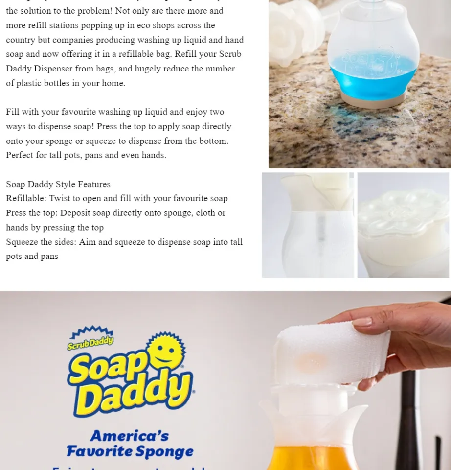 Scrub Daddy Scrub Daddy Dual Action Soap Dispenser (1-Count