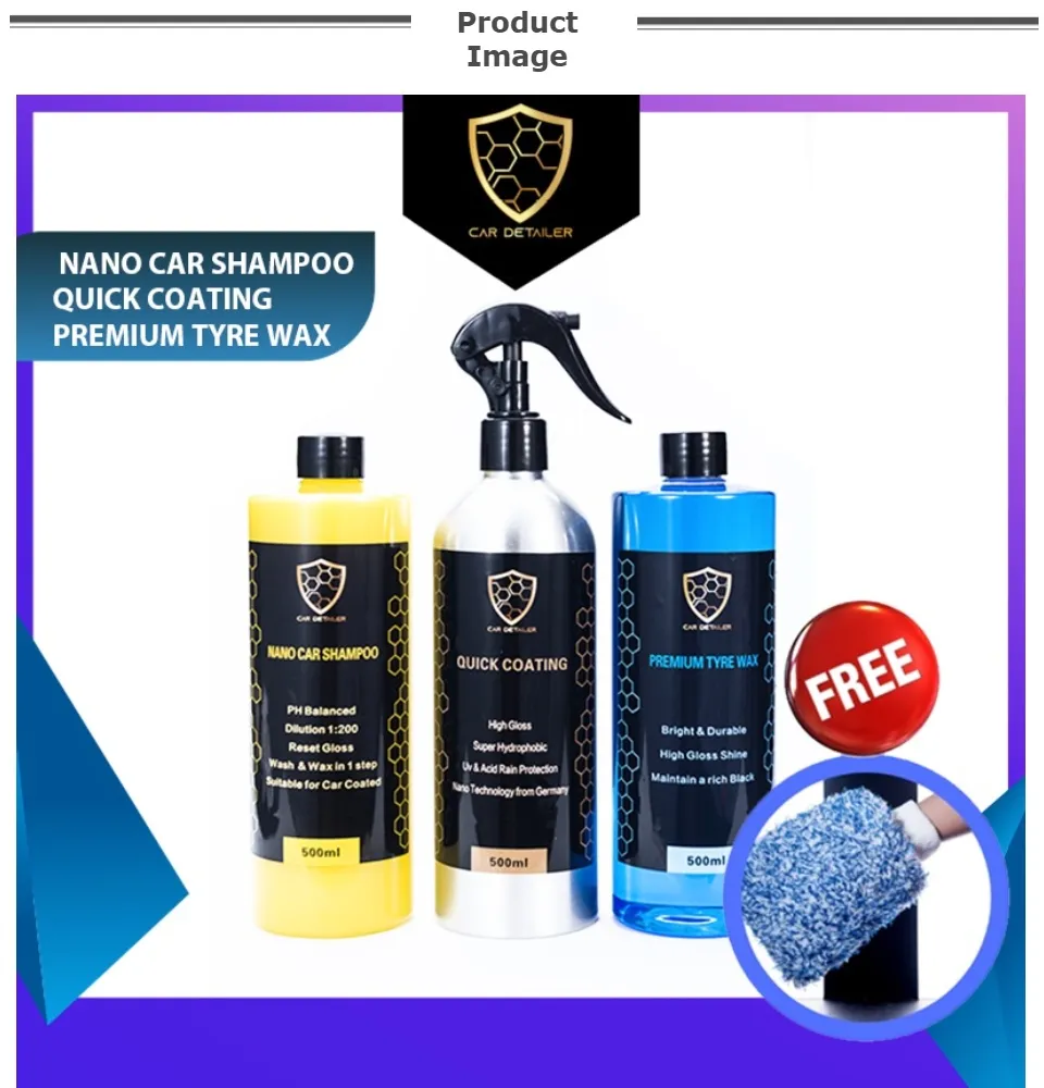 The Best Car Shampoo Wash, Quick Coating, Tyre Wax