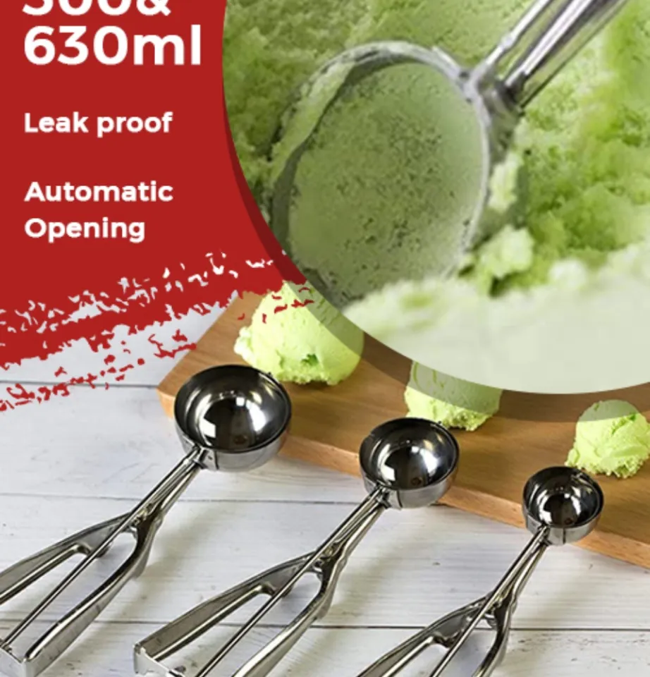 4/5/6cm Ice Cream Scoop Scooper Mash Potato Cookie Dough Stainless Steel Sp  GX