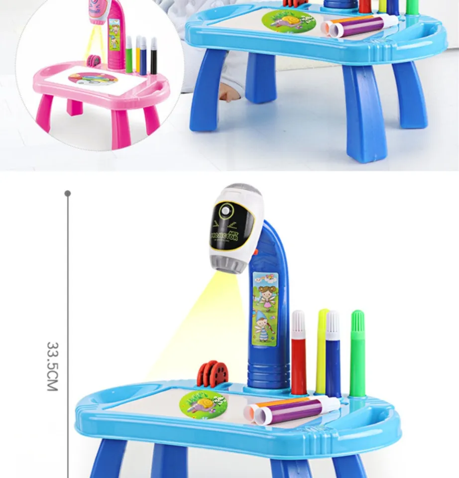 Kids Drawing Projector Table Trace And Draw Toy With Light Music Children  Smart Sketcher Desk Learning Painting Christmas Gift - Drawing Toys -  AliExpress