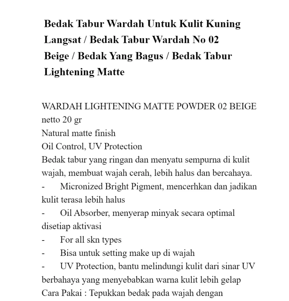 Bedak Tetapan vs Bedak Kemasan: Apakah Perbezaannya?