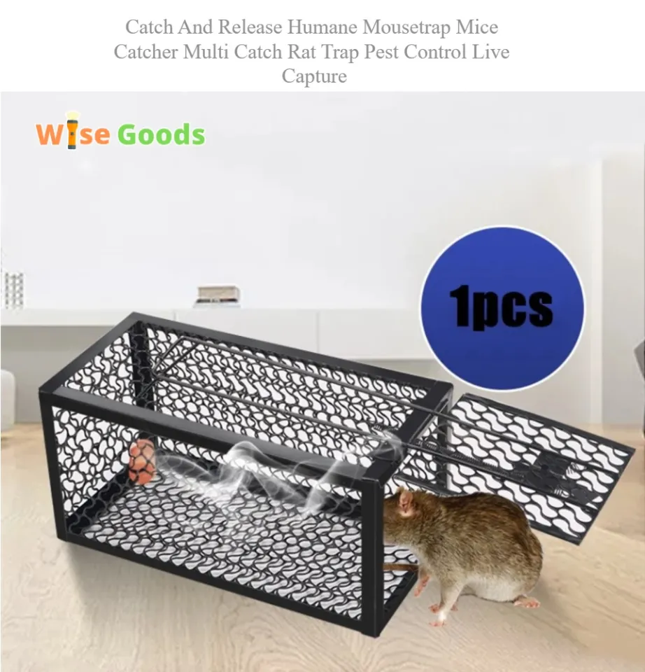 Humane Mouse Traps Multipurpose Capture Cage No Touch Release Mice