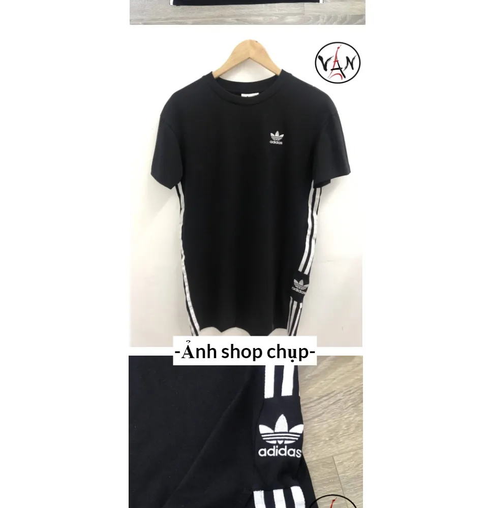 HCM][Adidas] Váy suông adidas xẻ tà - Black | Lazada.vn