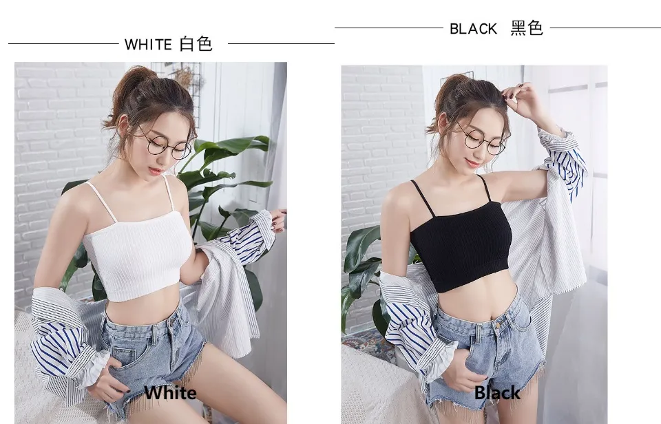 Ultra Thin Crop Top Bralette Cute Padded No Wire Breathable Harness Bralette  Fitness Sport Bra