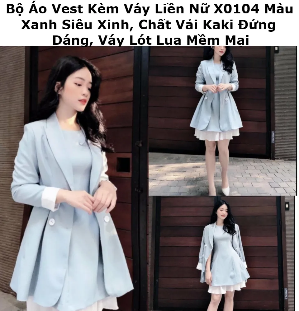 Chọn những kiểu vest mix cùng đầm liền cực đẹp  Thời trang  Việt Giải Trí