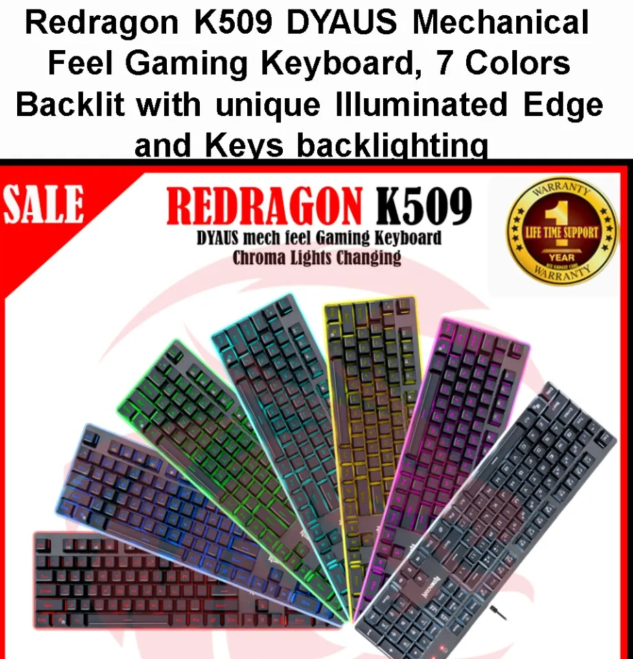  Redragon S107 Gaming Keyboard and Mouse Combo Large Mouse Pad  Mechanical Feel RGB Backlit 3200 DPI Mouse for Windows PC (Keyboard Mouse  Mousepad Set) : Video Games