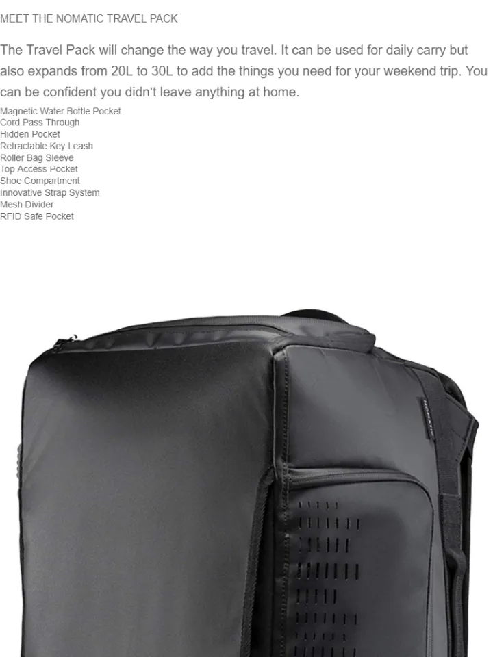 Nomatic 30L Travel Bag
