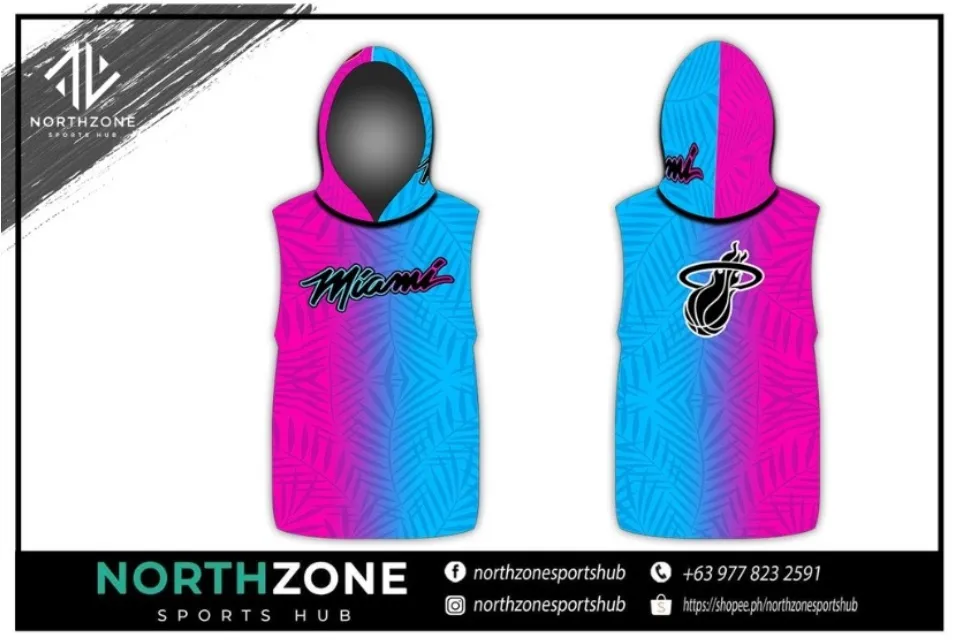 NORTHZONE NBA Miami Heat City Edition 2022 Full Sublimated Basketball Jersey,  Jersey For Men (TOP)