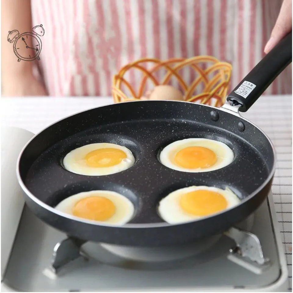 4 Mold Breakfast Fried Egg Cast Iron Pancake Maker Fry Pan Exporter China