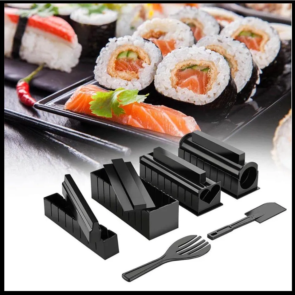 Sushi Making Kit, 10pcs Sushi Maker, Fun Sushi Rice