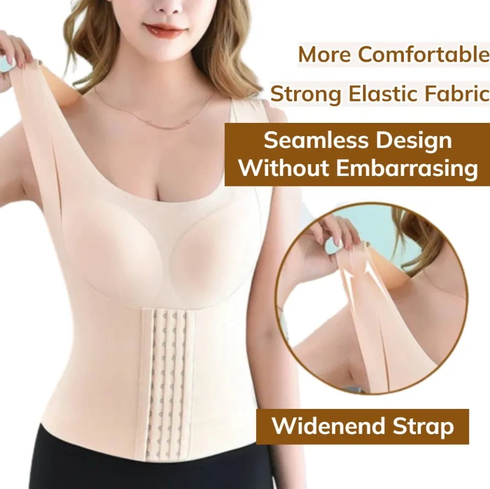 JOYSHAPER Upper Arm Shapers for Women Compression Sleeves Shapewear Crop  Top Slimming Arm Slimmer Vest at  Women's Clothing store