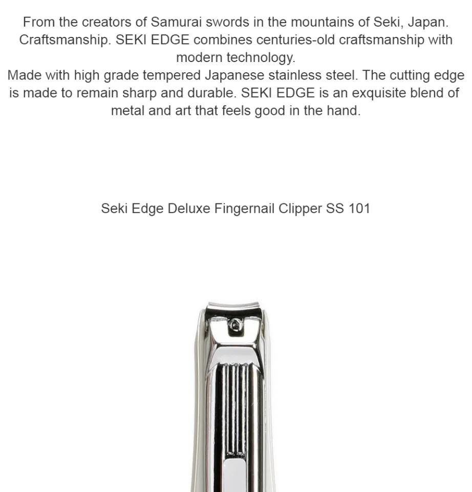 Seki Edge Deluxe Fingernail Clipper (SS-101)
