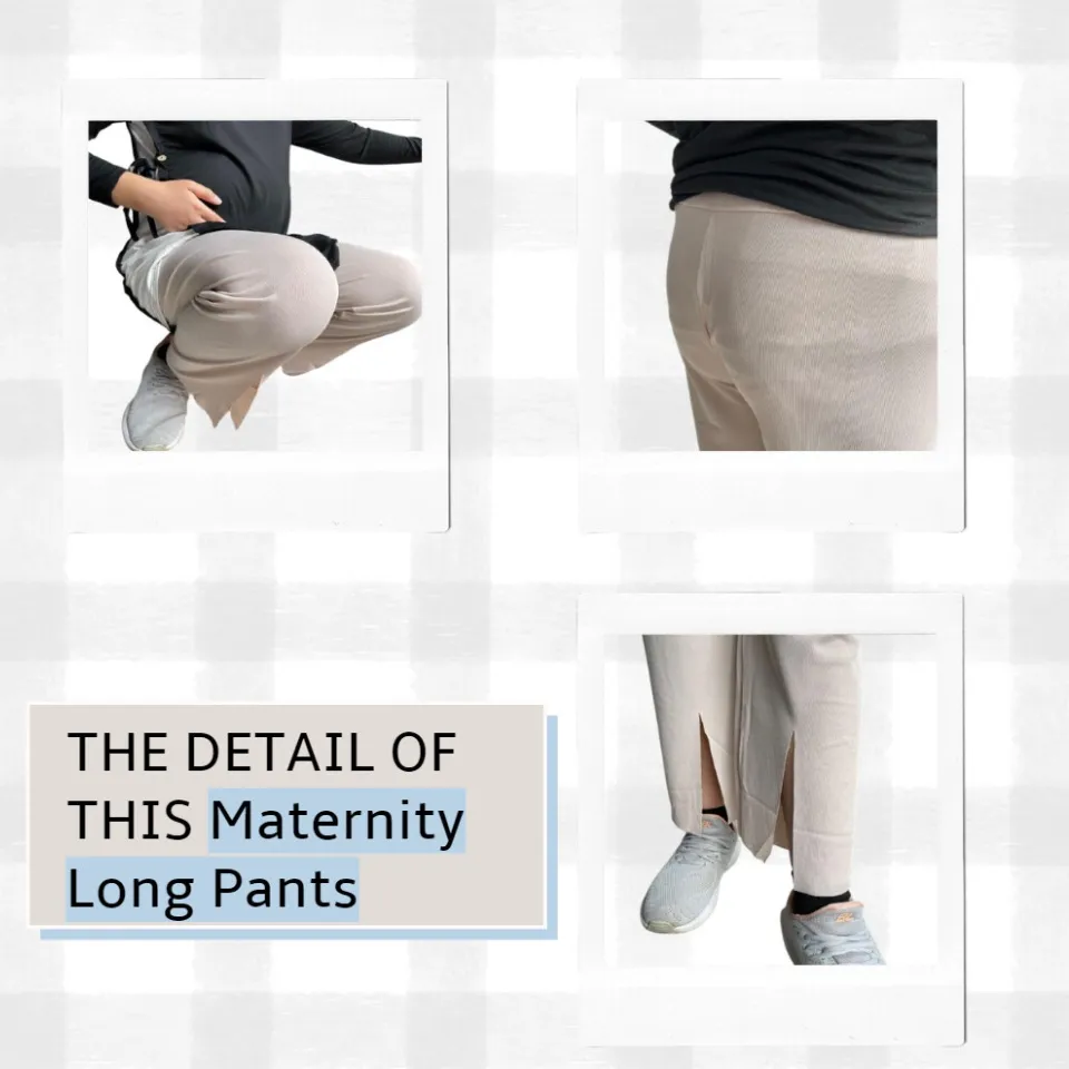 孕妇裤 Long Pants Maternity Pregnancy Nursing Supportive Palazzo Pants Seluar  Mengandung Wanita Ready Stock 440000