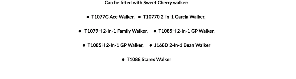 SP4 Walker Seat Cushion (Randomly) - Sweet Cherry