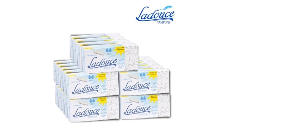 Ladouce® Tampons MINI Total 384 tampons, 100% organic tampons